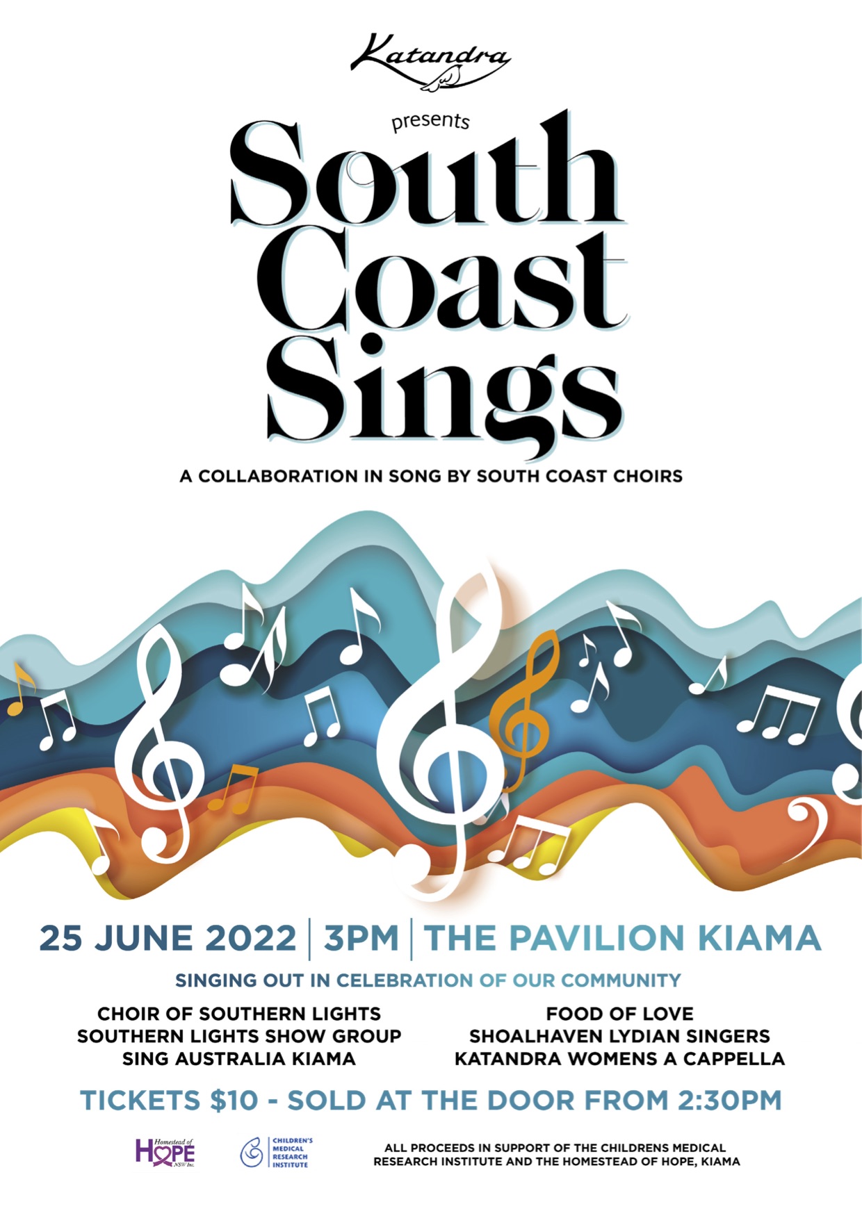 South Coast Sing! June 25th 3pm at The Kiama Pavilion